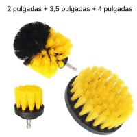 Juego De 3 Piezas De Cepillo De Perforación Para Limpieza De Baño Y Pisos Conexión Multifuncional Seguro Y Duradero - details 1