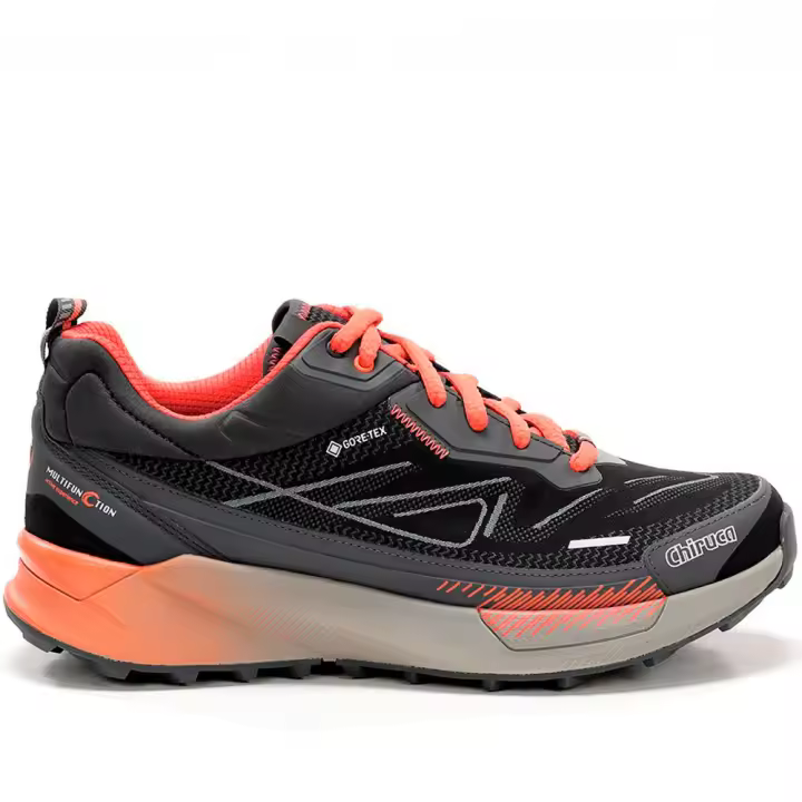 Zapatilla Chiruca Sucre 08 Lady Gore-tex Negra-Gris-Coral 106074  Calzados Chiruca DEPORTES Deportivos trekking MARCAS - 1