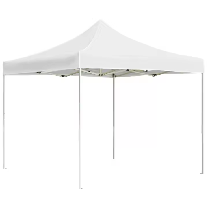 vidaXL Carpa plegable profesional de aluminio blanco 2x2 m - 1