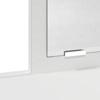 Mesita de tocador vidaXL blanca con cajones 100x41x140 cm - details 6