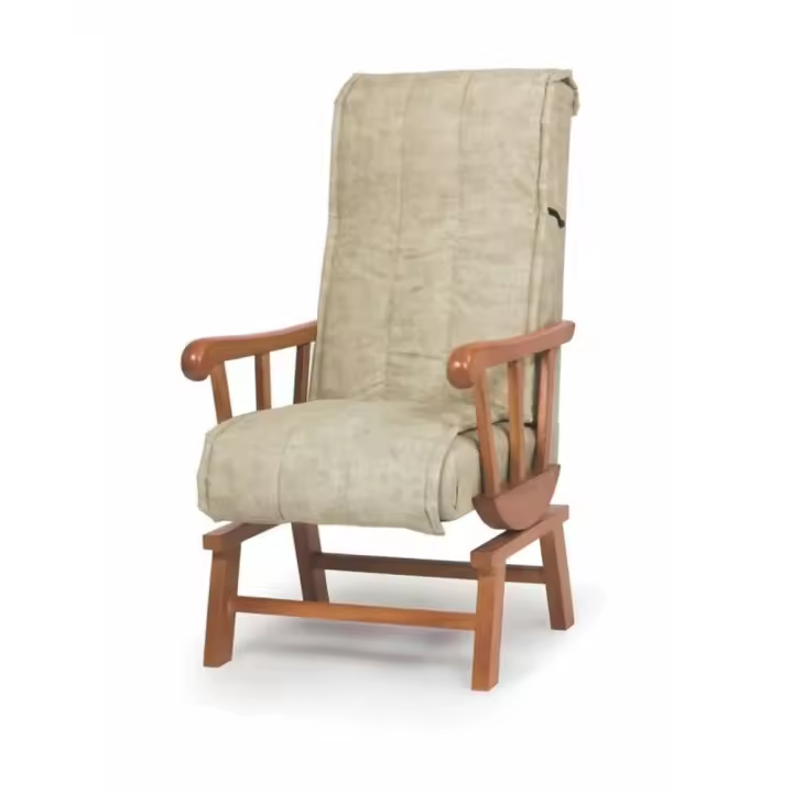 Sillón Balancín Provenzal Hnos.Caro - Beige - Madera - Funda Extraíble - Entrega a Pie de Calle - 1