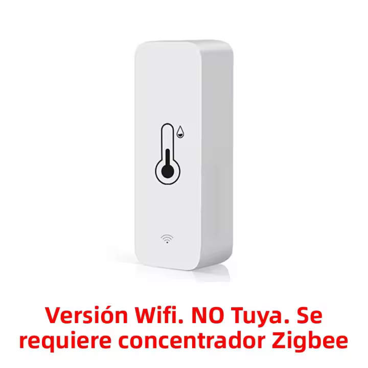 Sensor De Temperatura Y Humedad Zigbee WiFi Tuya Monitoreo Remoto Por App Para Casa Inteligente Compatible Con Alexa Y Google Assistant - 1