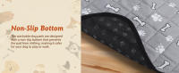 Nobleza - 2 PiezasAlmohadillas de Entrenamiento Lavables  para Perros,  Empapadores para Perros Reutilizables, para Perros y Gatos - details 2