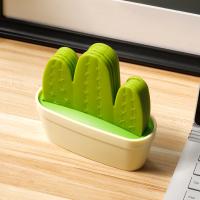 Juego De 6 Coasters De Cactus Con Soporte Para Florero Creativo Tapete De Hoja De Arce Para Bebidas Decoración De Barra Para Mesa De Café - details 4