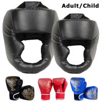 Guantes De Boxeo MMA Para Adultos Y Niños Protección Cabeza Y Manos Cuero PU Entrenamiento De Boxeo Y Kickboxing - details 0
