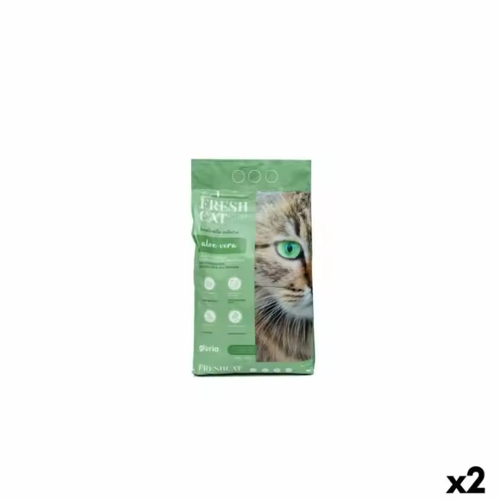 Arena para Gatos Gloria Premium Aloe Vera 10 kg 2 Unidades - 1