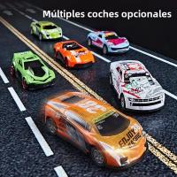 Camión De Construcción Con Contenedor Ejector Y 6 Coches De Aleación Juguete Para Niños Con Accionamiento De Retroceso Regalo De Navidad Y Acción De Gracias - details 2