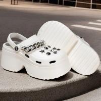 Sandalias De Talón Para Mujer Verano 2025 Con Cadena Y Plataforma Cómodas Para Jardín Y Moda Cierre Pull on Material EVA - details 6