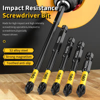 Deli 1pc Destornillador Magnético PH2 Con Cabeza De Impacto Alta Dureza Y Resistencia Anti Deslizamiento Y Impermeable Para Taladro - details 2