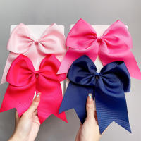 1PC Cinta De Cabello Elástica De 6 Pulgadas Para Niñas Color Sólido Gran Lazo Cinta De Goma Accesorio Para El Cabello Moda Infantil - details 15