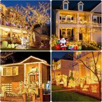Luces De Cadena Solar Para Exterior Impermeables Luces De Hadas LED Con 8 Modos Para Decoraciones De Jardín Patio Bodas - details 0