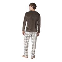 J&J Brothers-Pijama Terciopelo Manga Larga JJBFP5202 para Hombre