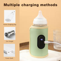 USB Baby Bottle Warmer Thermal Bag Insulation Heater for Cups Baby Feeding Milk Bottle 20 Temperature Heat Digital Display - details 6