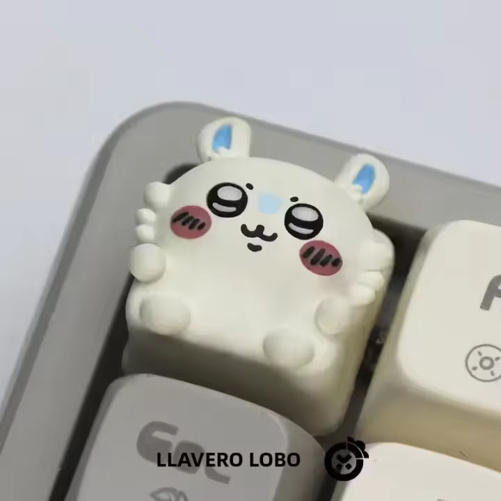 Keycap Anime Lindo Chikawa Hachiware Personalizado Resina Kawaii Dibujos Animados Mujer Creativo Teclado Switch MX Accesorios De Teclado - 1