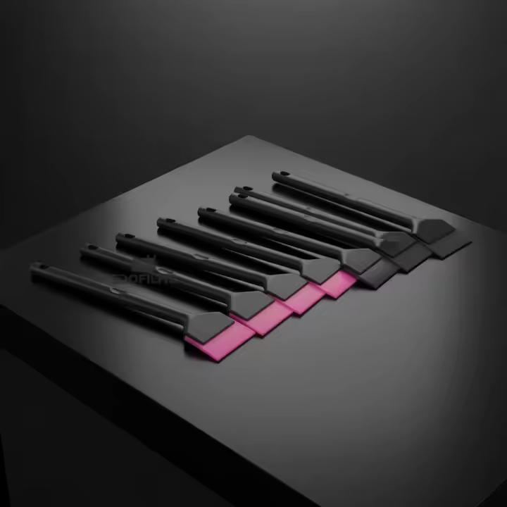 Espátula Mini Squeegee Portátil para Aplicación de Vinilos, Papeles Adhesivos y Detallado de Automóviles - 1