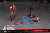 Figura De Colección Iron Man Mark 85(2.0) Luz Escala 1:10 Serie Aniversario 10TH ZD Toy Infinity Saga Juguete Para Adolescentes Y Adultos - details 12