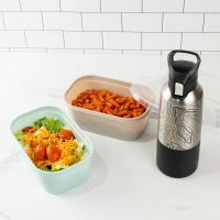 HOGUITA-Pack de 12 Recipientes de Plástico con Tapa en Color Surtido, Recipientes Reutilizables para Comida y Alimentos Sin BPA, Juegos de Tupper Plasticos para Alimentos, Fiambreras Aptas para Microondas, Congelador y Lavavajillas - details 1