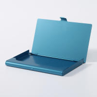 Caja De Metal Para Tarjetas De Negocio Creativa De Aleación De Aluminio Portaidentificación Y Monedas Unisex Colorido - details 24