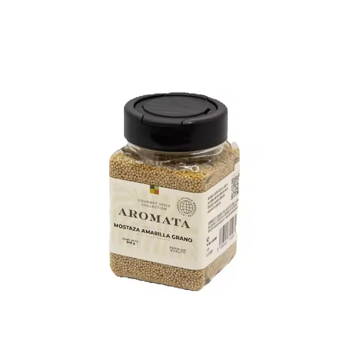 Mostaza Amarilla Grano de Aromata Condiments para tus salsas y aromatizar tus encurtidos - 1
