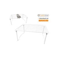 STARLEY-Estantería de metal plegable cocina,Organizador Para Armario De Cocina,soporte de organización plegable ahorra espacio 39.8X19X23cm - details 1
