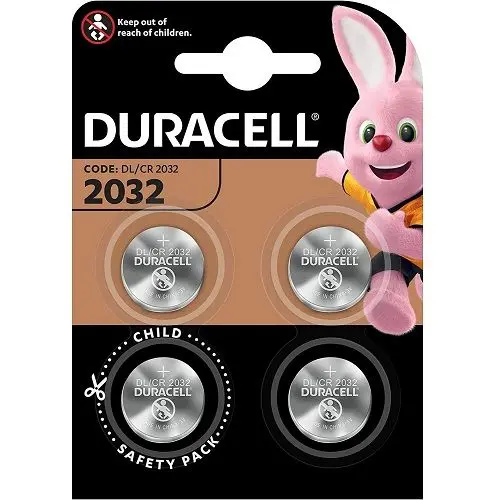 Pila de boton de litio 2032 duracell pack 4 pilas - 1