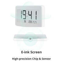Reloj Digital Inteligente Xiaomi Mijia Con Bluetooth 4.0 Higrómetro Y Termómetro E-ink Herramientas De Medición Para El Hogar - details 2