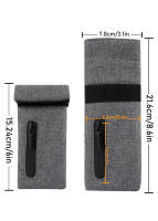 FIREDOG Bolsa De Hierba Con Cierre De Cremallera Lining De Carbono En Cuero PU a Prueba De Olores Y Perfumes Para Cigarrillos - details 5