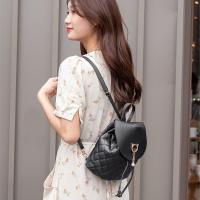 Mochila Mini De Mujer Moda PU Cuero Pequeña Con Cordón Estilo Casual Para Estudiantes Bolsa De Libros Colorido Dibujos Animados - details 3
