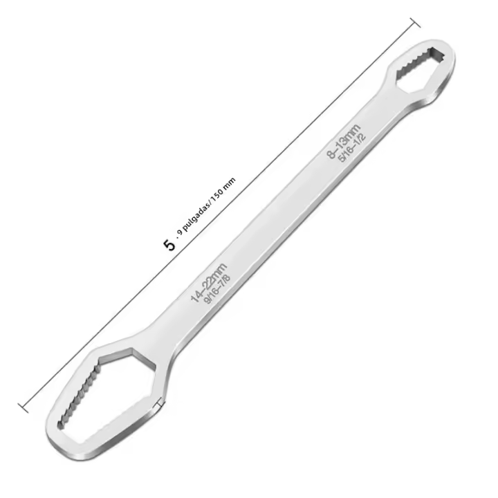 Llave Torx Universal Ajustable 3-17mm Dobles Cabezas Herramienta Manual Para Fábrica Autocerrajería Para Gafas Y Reparación De Bicicletas - 1