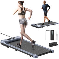 Cinta de caminar plana, Motor de 2.5HP, velocidad de 1-6 km/h, absorción de impactos antideslizante, Mini cinta de correr para el hogar y la Oficina - details 7