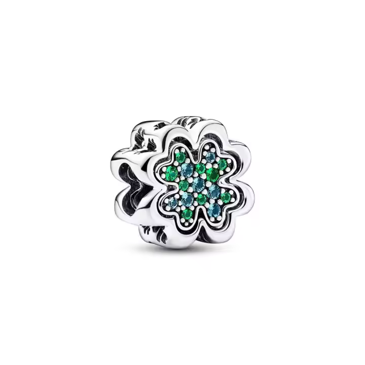 Charm Divisible en plata de ley Trébol de Cuatro Hojas Pandora 792752C01 PANDORA Raíz Joyas Pandora MUJER inicio Charm Pandora Mujer Pandora original - 1