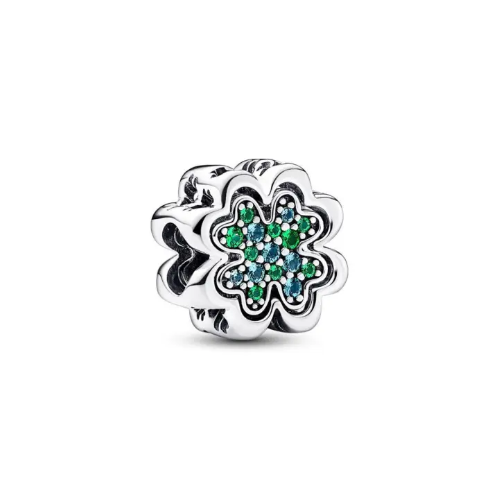 Charm Divisible en plata de ley Trébol de Cuatro Hojas Pandora 792752C01 PANDORA Raíz Joyas Pandora MUJER inicio Charm Pandora Mujer Pandora original - 1