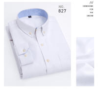 Camisa Casual Para Hombre De Algodón Oxford Con Rayas Y Bolsillo En Soltero Cuello Botón Manga Larga Ajustada Y Cómoda En Colores Variados - details 8