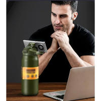 Termo Portátil De Acero Inoxidable Con Pajita Taza Termal De Deporte Para Café Y Agua Fría Y Caliente Termo De Viaje - details 0