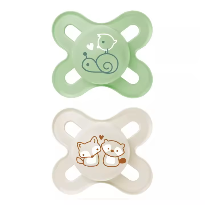 MAM CHUPETE START PURE 0-2 MESES LATEX NEUTRO (2 UNIDADES) - 1