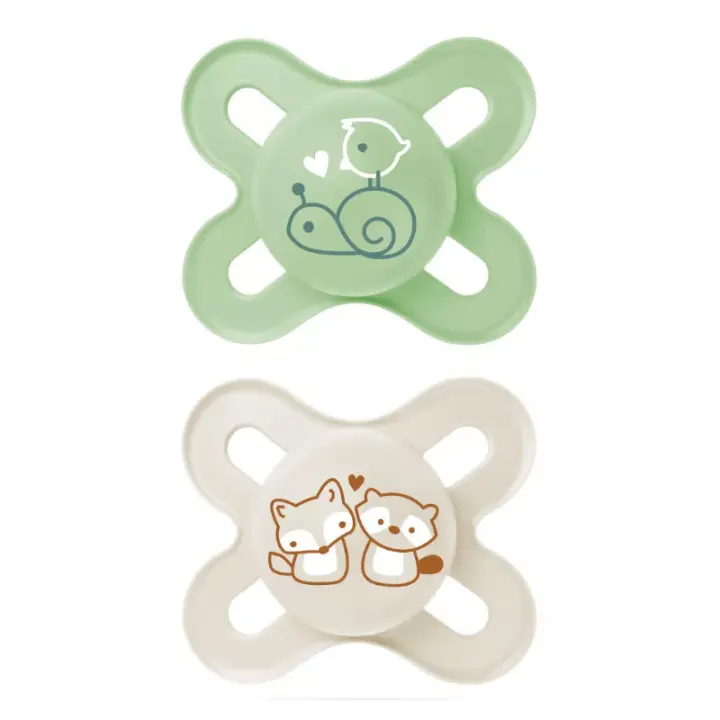MAM CHUPETE START PURE 0-2 MESES LATEX NEUTRO (2 UNIDADES) - 1