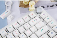 Keycaps De PBT 127 Teclas Tema Neón XDA Perfil ISO Para Teclado Mecánico RGB Compatible Con Cherry MX Switch Layout Inglés Y Coreano - details 10