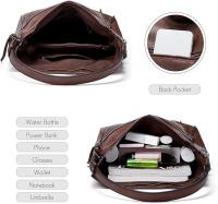 Bolsos de marca de diseño para Mujer, bolsos femeninos para Viajes, Fin de Semana, al Aire Libre, Bolso de Mensajero Grande de Cuero, Invierno - details 7