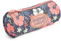 Estuche redondo LuauOCEAN'S WAVE Estuche redondo con 1 cremallera con tirador metálico de alta calidad. Medidas 9 x 21 x 8,5. - details 1