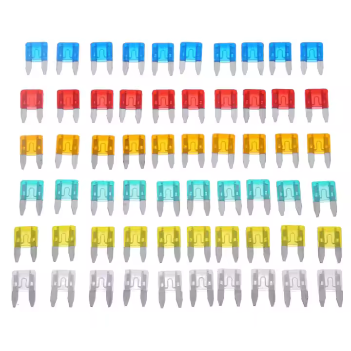 Kit De Fusibles Para Coche Automóvil Camión Mini Fusible 5A 10A 15A 20A 25A 30A Mixto Accesorio De Seguridad Para Automóviles - 1
