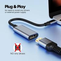 Adaptador Cable USB C a HDMI 4K USB 3.1 Converter HDTV Para Proyector PC MacBook pro Laptop Tablet HUAWEI Conector Tipo C a HDMI Compatible - details 0