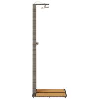 vidaXL Ducha Exterior  Gris Resina, Madera 60 x 80 x 214 cm - details 3