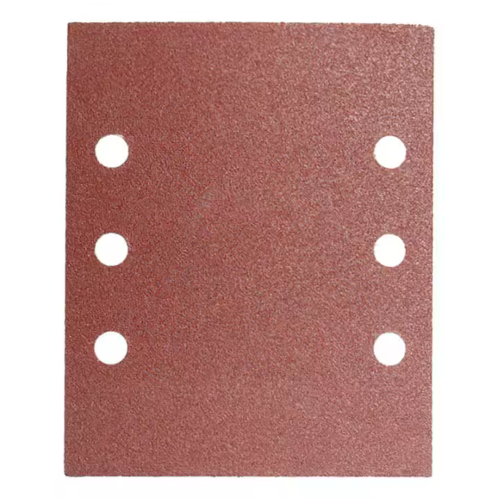 Lija Recambio Con Velcro 114x140 mm. Con Agujeros Grano  80 (10 Piezas) - 1