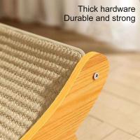 Tablero De Rasguñado Para Gatos Sisal Resistente Al Desgaste Juguete Para Moler Uñas Asiento Reclinable Para Mascotas Y Gatos Jovenes - details 4