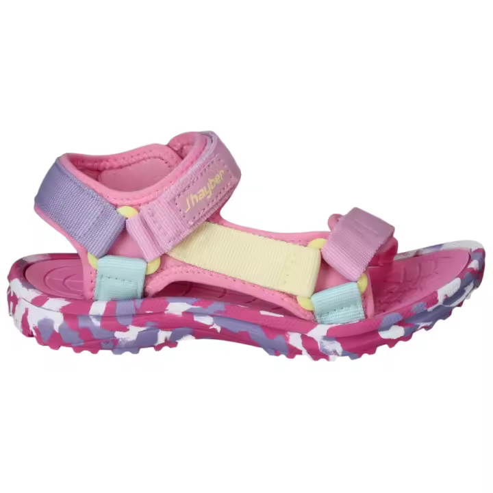 J´HAYBER BITAGORA SANDALIA ROSA/CAMUFLAJE PARA NIÑA - 1