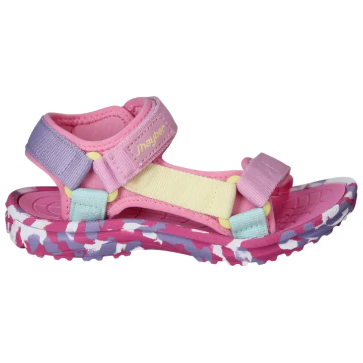 J´HAYBER BITAGORA SANDALIA ROSA/CAMUFLAJE PARA NIÑA - 1