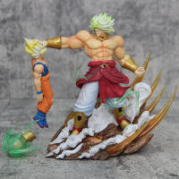 Figura De Acción Dragon Ball 20cm Brolly Vs Son Goku Anime Muscle Super Saiyan Doble Modo Colección Ornamento Juguetes Para Adolescentes Y Adultos - details 6