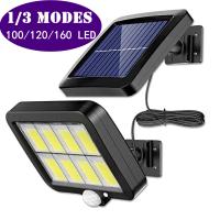Lámpara Solar Exterior 160LED Con Iluminación De Pared Dividida Impermeable Para Decoración De Jardín Seguridad De Calle Emergencia Moderna ABS Solar - details 0
