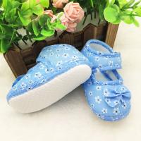 Zapatos De Camila Para Bebés Recién Nacidos Con Lazo Floral Antideslizantes De Algodón Suave Para Niñas Edad 0-2 Años - details 1