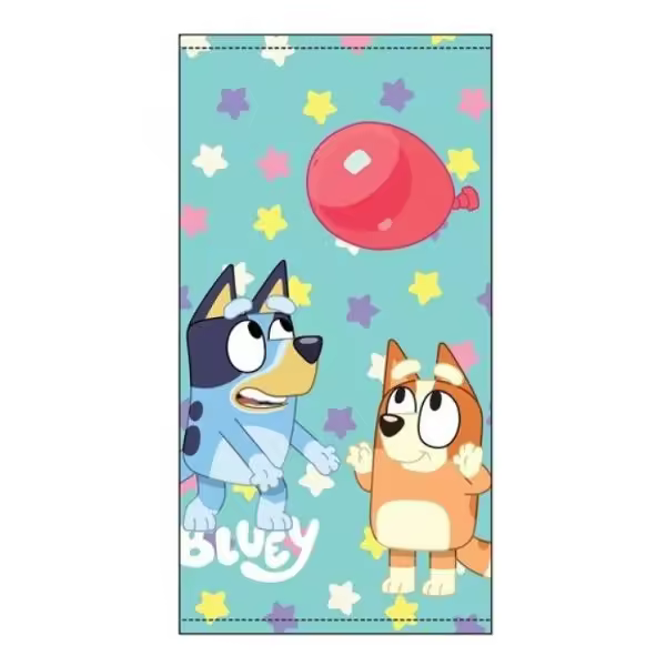 Toalla para Playa Piscina Bluey Oficial 70x140cm infantil de microfibra para niños - 1